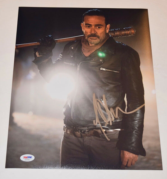 Jeffrey Dean Morgan Signed Autographed 11x14 Photo THE WALKING DEAD PSA/DNA COA