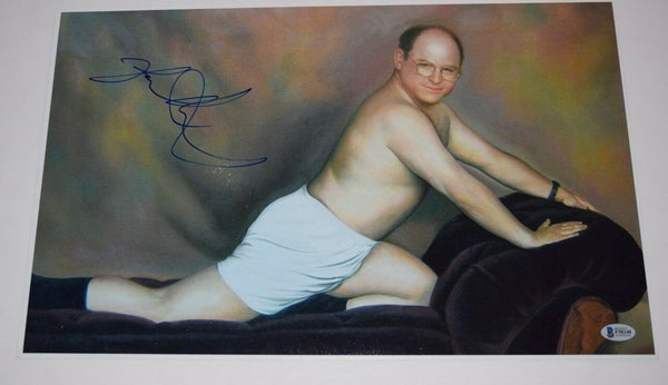 Jason Alexander Signed Seinfeld The Art of Seduction 13x19 Photo