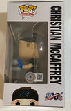 Christian McCaffrey Signed Autograph Funko Pop Carolina Panthers Beckett BAS COA