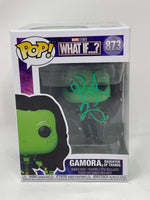 Zoe Saldana Signed Autographed Gamora Funko Pop Figure What If #873 Beckett COA