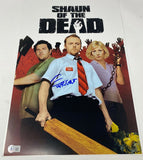 Edgar Wright Signed Autographed Shaun of The Dead 12x18 Movie Poster Beckett COA