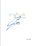 Julian McMahon Signed Autographed NIP/TUCK Pilot Episode Script COA VD