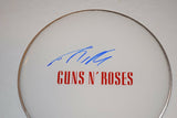 Steven Adler Signed Autograph 12" Drumhead GUNS N ROSES Beckett BAS COA