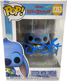Dean DeBlois Signed Funko Pop Lilo & Stitch Stitch With Turtle Autograph BAS COA