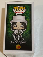 Alice Cooper Signed Autographed Funko Pop Rocks Figure #68 Beckett BAS COA