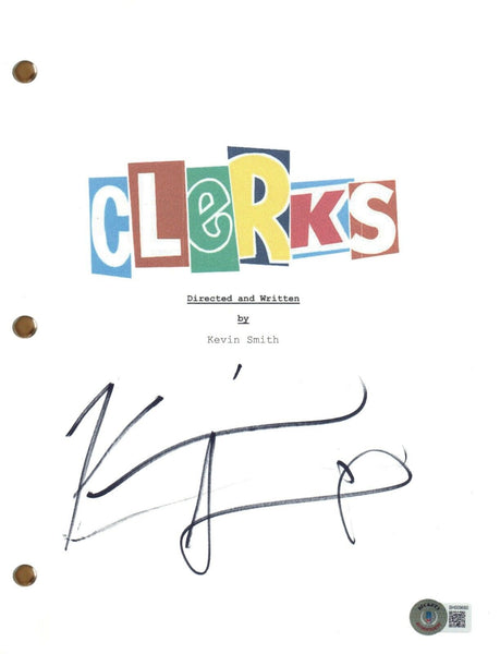 Kevin Smith Signed Autograph Clerks Movie Script Full Screenplay Beckett COA