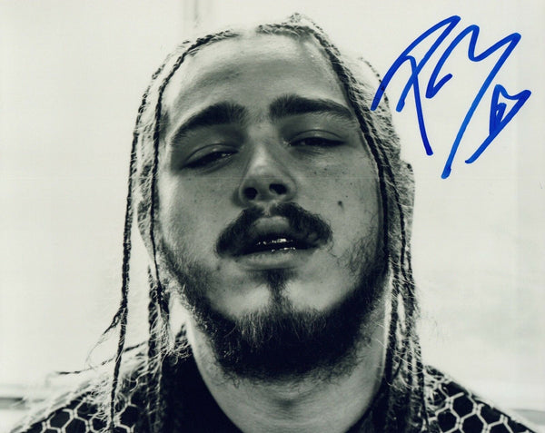 Post Malone Signed Autographed 8x10 Photo BEERBONGS & BENTLEY'S STONEY COA