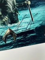 Jason Momoa Signed Autographed 11x14 Photo AQUAMAN Beckett BAS COA