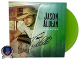Jason Aldean Signed Autographed Macon Georgia Vinyl Album 3x LP Beckett COA
