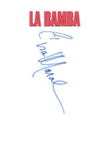 Esai Morales Signed Autographed  LA BAMBA Movie Script  COA