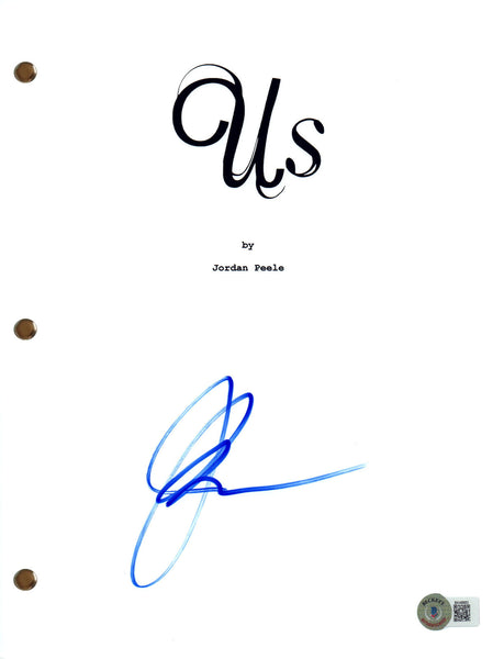 Jordan Peele Signed Autograph Us Movie Script 2019 Screenplay Horror Beckett COA