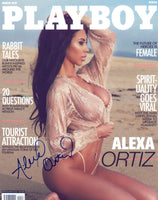 Alexa Ortiz Signed Autographed 8x10 Photo Playboy Model COA