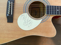 Mick Fleetwood Signed Autograph Full Size Acoustic Guitar Fleetwood Mac ACOA COA