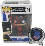 Christian Bale Signed Autographed Batman Funko Pop #144 Dark Knight Beckett COA