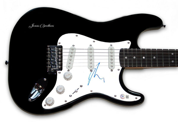 Joe Jonas Signed Autographed Electric Guitar The Jonas Brothers Beckett COA