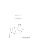 Michael Sheen Signed Autographed MASTERS OF SEX Pilot Episode Script COA VD