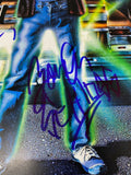 Keith Morris Zander Schloss Signed Repo Man Poster The Circle Jerks Beckett COA