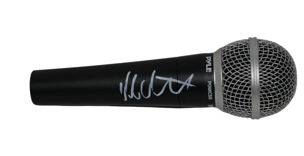 Matty Healy The 1975 Signed Autograph Microphone Band Singer Matt ACOA COA