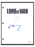 Nicolas Cage Signed Autographed LORD OF WAR Movie Script Screenplay ACOA COA