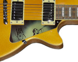 Liam Gallagher Signed Autographed Gold LP Style Electric Guitar Oasis COA