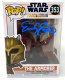 Emily Swallow Signed Funko Pop  Mandalorian The Armorer Star Wars Autograph BAS