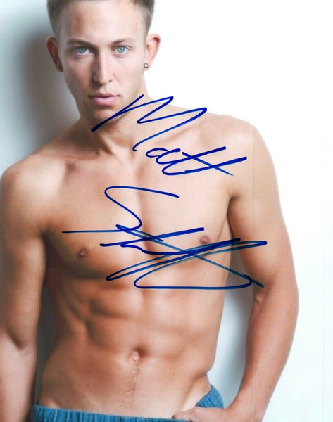 Matt Steffanina Signed Autographed 8x10 Photo Shirtless Pose COA