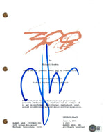 Zack Snyder Signed Autograph 300 Full Movie Script Screenplay Beckett COA