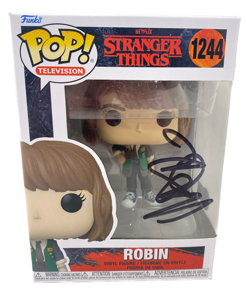 Maya Hawke Signed  Stranger Things Robin Funko Pop 1244 Autograph Beckett COA