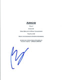 Paul Blackthorne Signed Autographed ARROW Pilot Episode Script COA VD