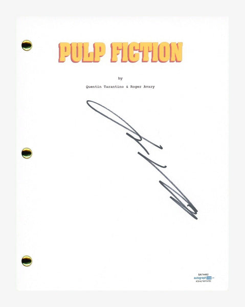John Travolta Signed Autographed Pulp Fiction Movie Script Screenplay ACOA COA