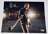 Jeffrey Dean Morgan Signed 11x14 Photo The Walking Dead Negan Beckett BAS COA