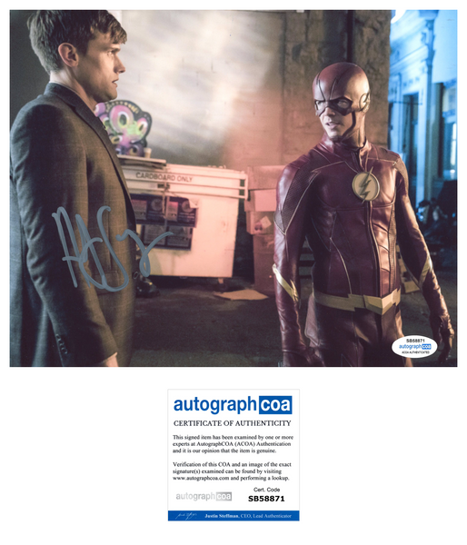 Hartley Sawyer Signed Autograph 8x10 Photo The Flash Elongated Man ACOA COA