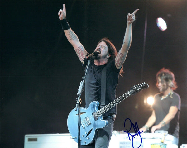 Rami Jaffee Signed Autograph 8x10 Photo Keyboardist Foo Fighters w/ Dave Grohl