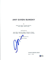 Al Pacino Signed Autographed ANY GIVEN SUNDAY Full Movie Script Beckett BAS COA