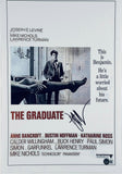 Dustin Hoffman Signed The Graduate Movie Poster 12x18 Autograph Beckett COA