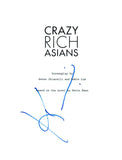 Kevin Kwan Signed Autographed CRAZY RICH ASIANS Movie Script COA