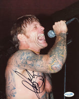 John Joseph Cro-Mags Signed Autograph 8x10 Photo Hardcore Punk Singer ACOA COA