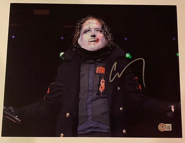 Corey Taylor Signed Autograph 11x14 Photo Slipknot Stone Sour Proof Beckett COA