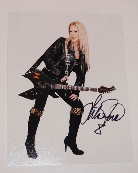 Lita Ford Signed Autographed 11x14 Photo The Runaways COA VD