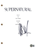 Jeffrey Dean Morgan Signed Supernatural Pilot Script Screenplay Autograph BAS