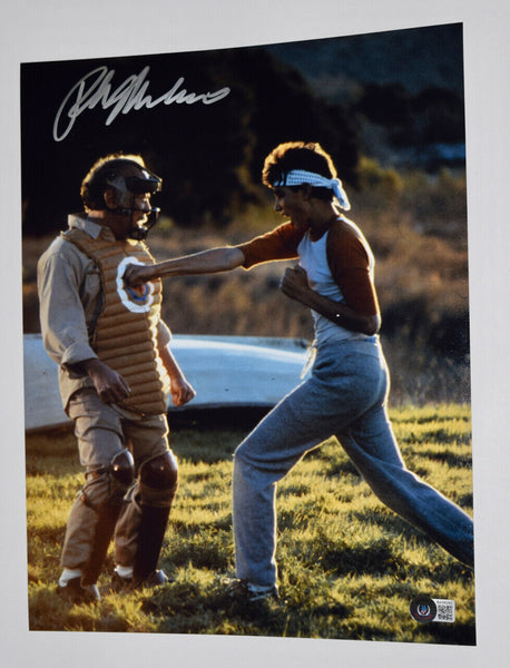 Ralph Macchio Signed Autographed 11x14 Photo The Karate Kid Beckett BAS COA