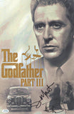 Talia Shire Joe Mantegna Signed The Godfather III 3 11X17 Movie Poster ACOA COA