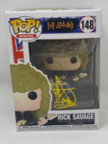 Rick Savage Signed Autographed Def Leppard Funko Pop Rocks Figure Beckett COA