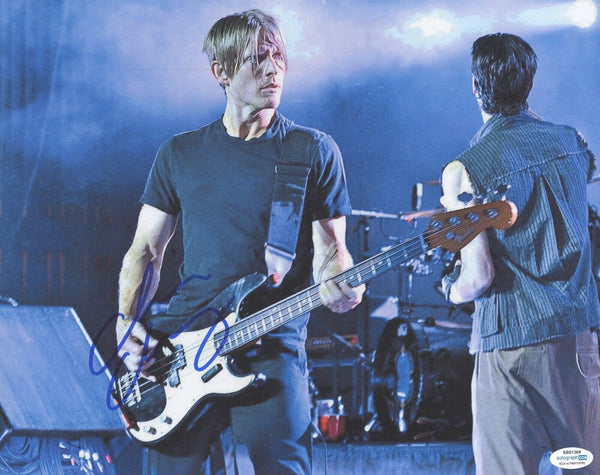 Chris Chaney Signed Autographed 11x14 Photo Jane's Addiction Bassist ACOA COA