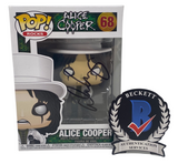 Alice Cooper Signed Autographed Funko Pop Rocks #68 Figure Beckett COA