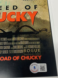 Don Mancini Signed Seed of Chucky 12x18 Movie Poster Horror Director Beckett COA
