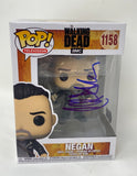 Jeffrey Dean Morgan Signed The Walking Dead Negan Funko Pop #1158 Beckett COA