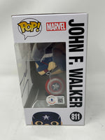 Wyatt Russell Signed Funko Pop John F Walker The Falcon & The Winter Soldier BAS