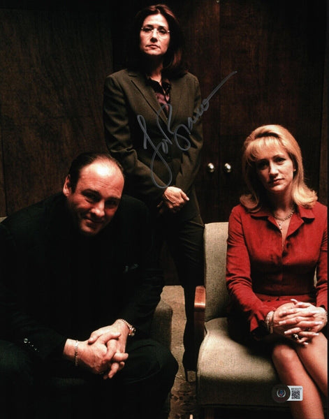 Lorraine Bracco Signed Autographed 11x14 Photo The Sopranos Dr Melfi Beckett COA