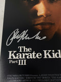 Ralph Macchio Robyn Lively Signed The Karate Kid Part III 3 Movie Poster BAS COA